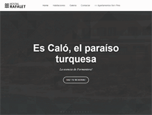 Tablet Screenshot of hostal-rafalet.com